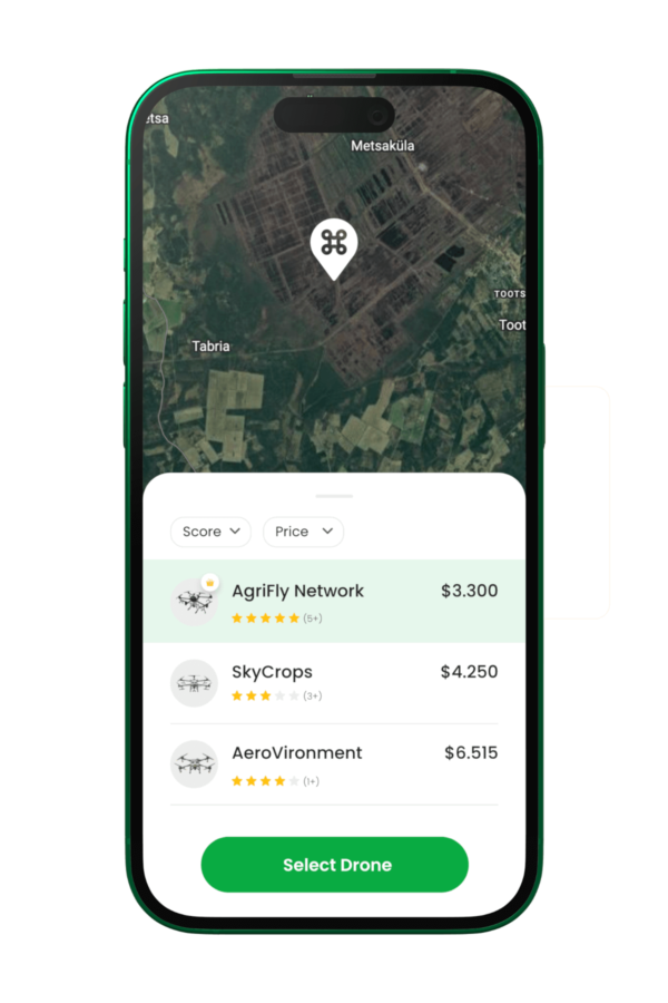 Agricultural Drone Spraying Services Cropim